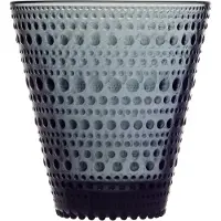 Iittala Kastehelmi juomalasi 30 cl, 2 kpl, tummanharmaa