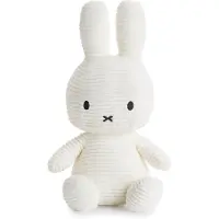 Miffy ECO Pehmeä Corduroy-lelu 33 Cm White White 33 cm Valkoinen 33 cm Pojat, Tytöt
