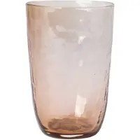 Broste Copenhagen Drikkeglas 'Hammered' - Nude - 50 CL