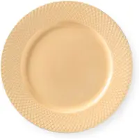 Lyngby Porcelæn Rhombe Color Middagstallerken - Yellow - Ø 27 CM
