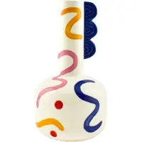 Qué Rico Vase - Lucas - Pintura Locura - Multi/patterned - 19 CM
