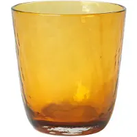 Broste Copenhagen Hammered juomalasi 33,5 cl Amber