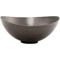 Blomus Bowl - Ø 25 Xm - Ondea - Burned Metal, Metallic Finish - Brown - L 29CM
