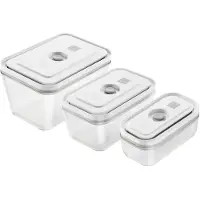 Zwilling Fresh & save vakuumi ruokalaatikko 3 osaa Borosilikaattilasi