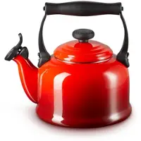 Le Creuset Tradition teakettle 2,1L, red