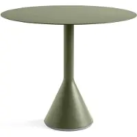 HAY Palissade Cone pyöreä kahvilapöytä Olive, ø90