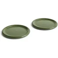 HAY Barro lautanen Green, Ø24 cm 2-pack