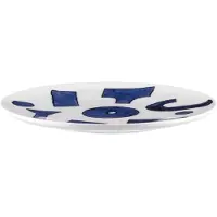 Alessi Assistant In White Porcelain Pattern Design By Samiro Yunoki - Blue - D21CM