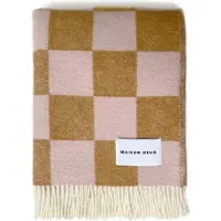 Maison Deux Checkerboard Blanket - Pink - 130X 200CM