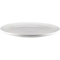 Alessi Plate In White Porcelain - White - D27CM