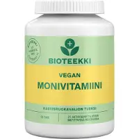 Bioteekin Bioteekki Vegan Monivitamiini 90 tabl ravintolisä