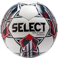 Select Jalkapallo Solo Soft Indoor V23 - Valkoinen/musta, koko Ball SZ. 3