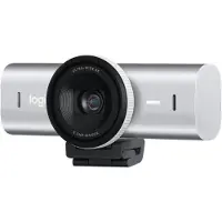 Logitech MX Brio 4K webkamera, vaaleanharmaa