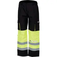 Priha 4094 Multinormi kelta/musta palosuojattu housut