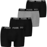 Puma Men Everyday Boxer 4P Ecom - Black - XL