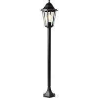 QAZQA Älykäs ulkokäyttöön tarkoitettu seisova lyhty musta 120 cm sis. WiFi ST64 - New Orleans