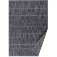 Narma Kursi -smartWeave chenillematto, kaksipuolinen, harmaa, 70 x 140 cm