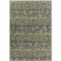 Narma Luke -smartWeave chenillematto, kaksipuolinen, vihreä, 160 x 230 cm