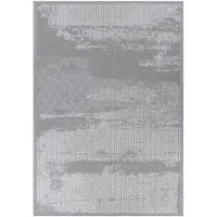Narma Nehatu -smartWeave chenillematto, kaksipuolinen, hopea, 140 x 200 cm