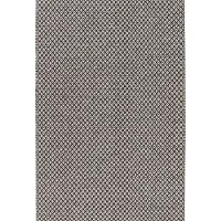 Narma Diby -plasticWeave muovimatto, kaksipuolinen, musta-kerma, 70 x 100 cm
