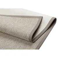 Narma Savanna -sileäksi kudottu villamatto, beige, 133 x 200 cm