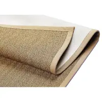Narma Tuna -sisalWeave sileäksi kudottu matto, kulta, Ø 160 cm