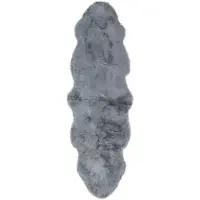 Narma lampaannahkamatto Merino, harmaa, 100x180 cm