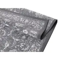 Narma Sagadi -smartWeave chenillematto, kaksipuolinen, harmaa, 70 x 140 cm