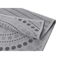 Narma Oola -smartWeave chenillematto, kaksipuolinen, hopea, 100 x 160 cm
