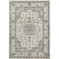 Narma Fatima -viskoosimatto, beige-sininen, 160 x 230 cm