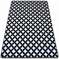 Rugsx Alfombra SKETCH - F757 crema/negro - Diamante 180x270 cm