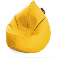 QUBO Säkkituoli Drizzle Drop, keltainen
