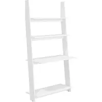 Meblocross Kirjoituspöytä-hylly Rack, valkoinen