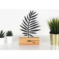 Hobby Hall Koristefiguuri Palm Leaf Black
