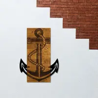 Hobby Hall Seinäkoriste Anchor, 1 kpl