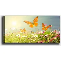 Wallity Taulu kankaalle Perhonen niityllä, 30x80 cm