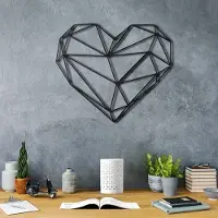 Hobby Hall Seinäkoriste Heart, 1 kpl