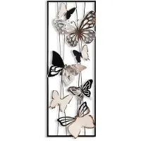 Hobby Hall Metallinen seinäkoriste, 32 x 90 x 5 cm