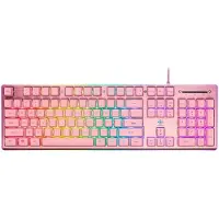 Deltaco GAMING – PK75 RGB keyboard, 105 keys, US layout, membrane switch, USB, pink/RGB (GAM-021-RGB-P-US)