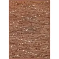 Narma Kauri -kaksipuolinen smartWeave chenillematto, ruskea, 200 x 300 cm