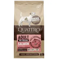 Quattro SB kuivarehu aikuisille pienrotuisille koirille lohella ja krillillä, 7 kg