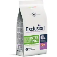 Exclusion Intestinal dieettikuivaruoka pienille pennuille porsaan ja riisin kera, 12 kg