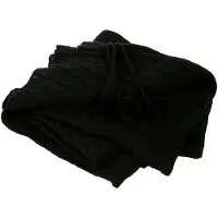 Amibelle Lemmikkipeitto tupsuilla, musta 120 x 120 cm