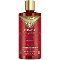 INOAR Miracle Repair elvyttävä shampoo heikoille ja vaurioituneille hiuksille 500 ml