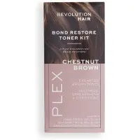 Revolution Plex Bond Restore Kit setti hiusten värin korostamiseen sävy Chestnut Brown 1 kpl