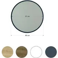 Kalune Design Peili , 60x60x1,2cm, musta