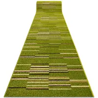 Rugsx Alfombra de pasillo HEAT-SET FRYZ NELI verde/color lima 60 cm 60x800 cm