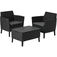 Keter Puutarhakalustesarja Salemo Balcony Set harmaa