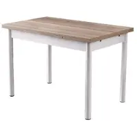 Skye Decor Ruokapöytä Polo - 1302, ruskea/valkoinen