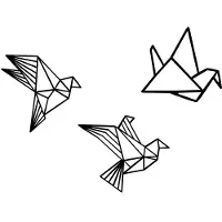Hobby Hall Ripustettava koriste Origami 31 cm